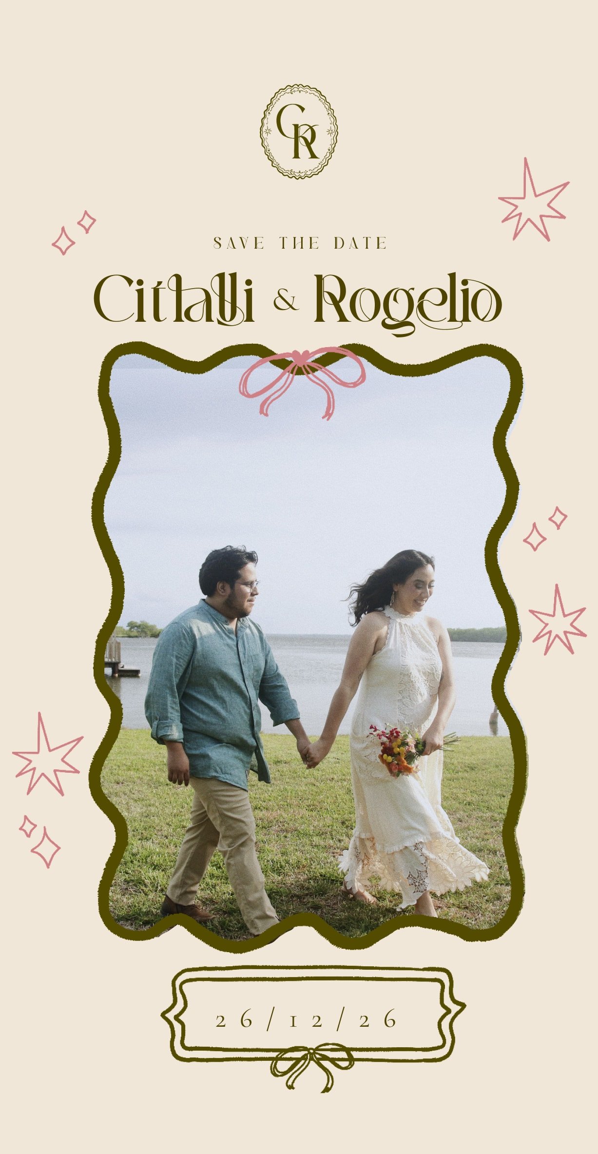 Save the date — Citlalli y Rogelio